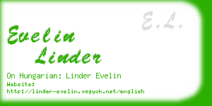 evelin linder business card